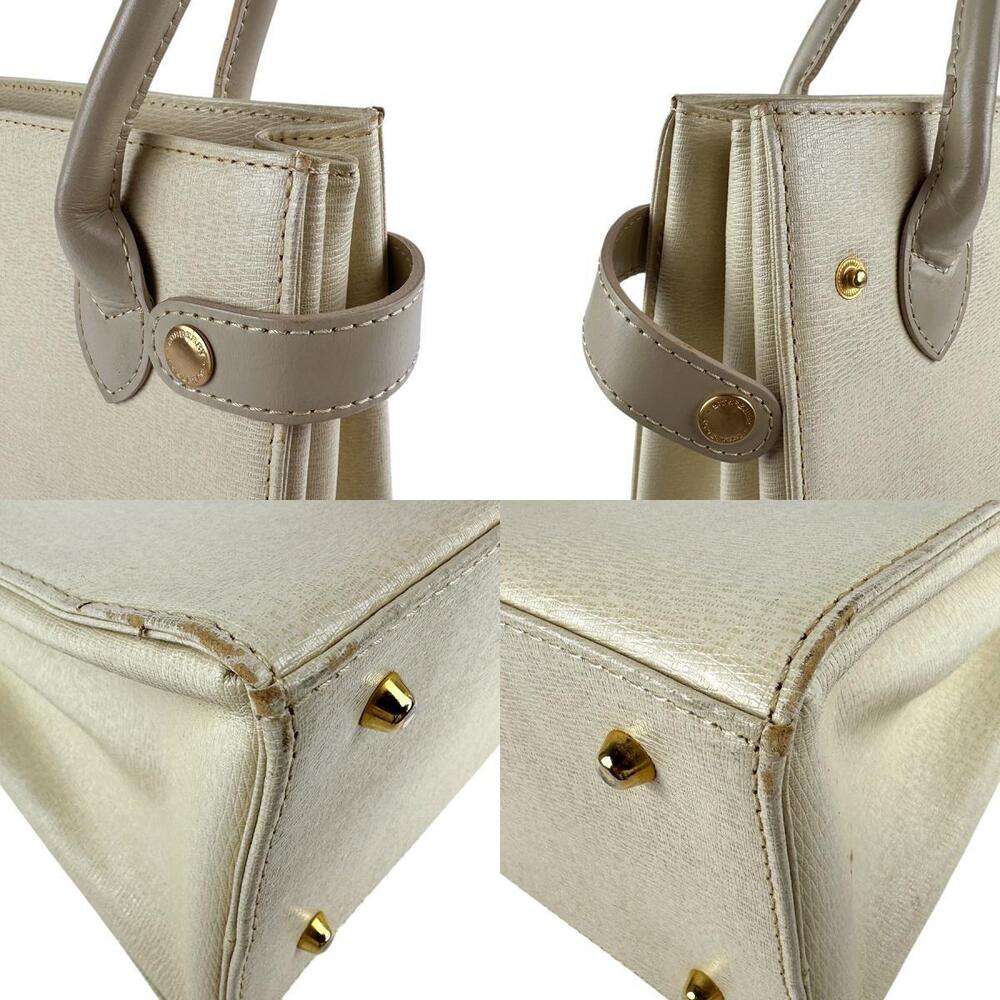 Burberry White Leather Handbag - Picture 4 of 4